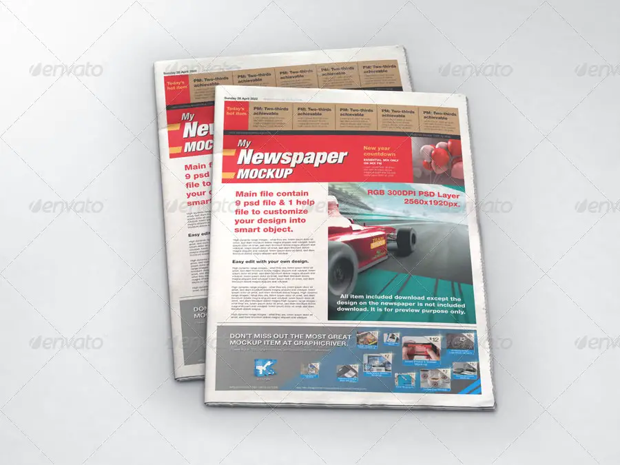 MyNewspaper Mockup