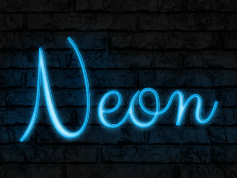 Neon Text Effect