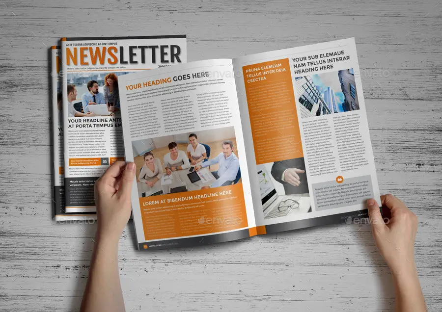 46+ Printable Newsletter Templates in PSD & InDesign Formats