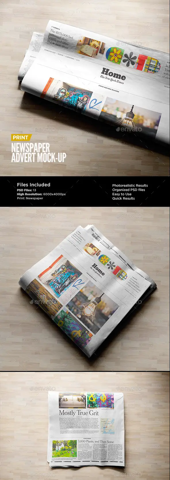 Newspaper Advert Mockup