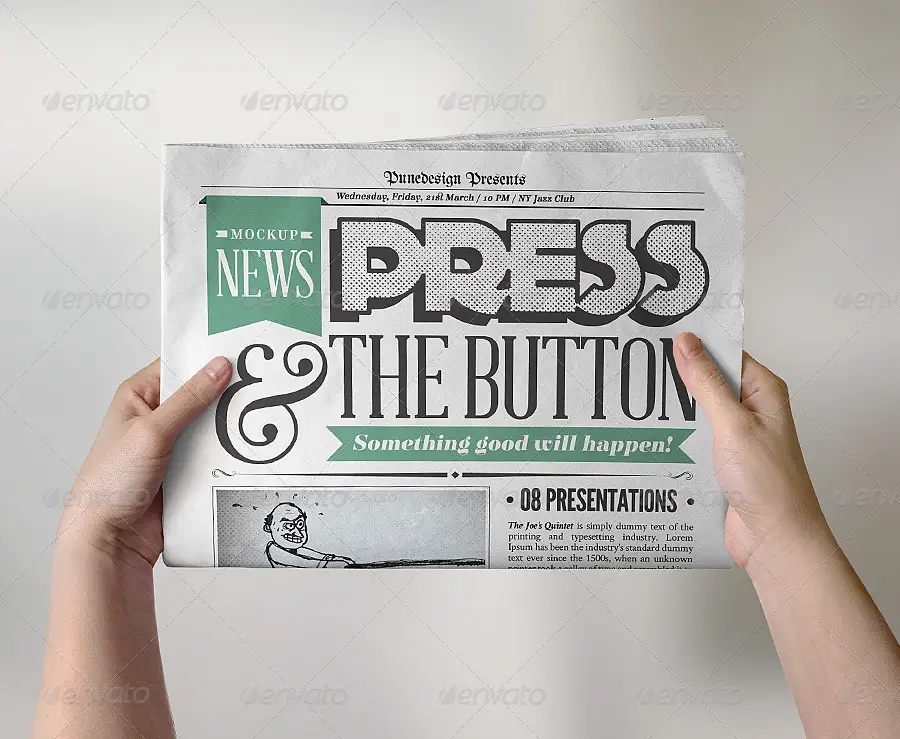 Newspaper Mockup