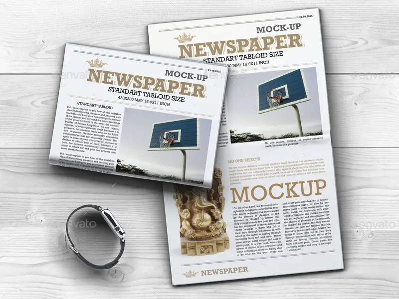 Newspaper Mockup