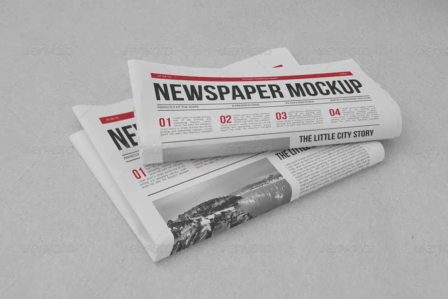 Newspaper Mockup