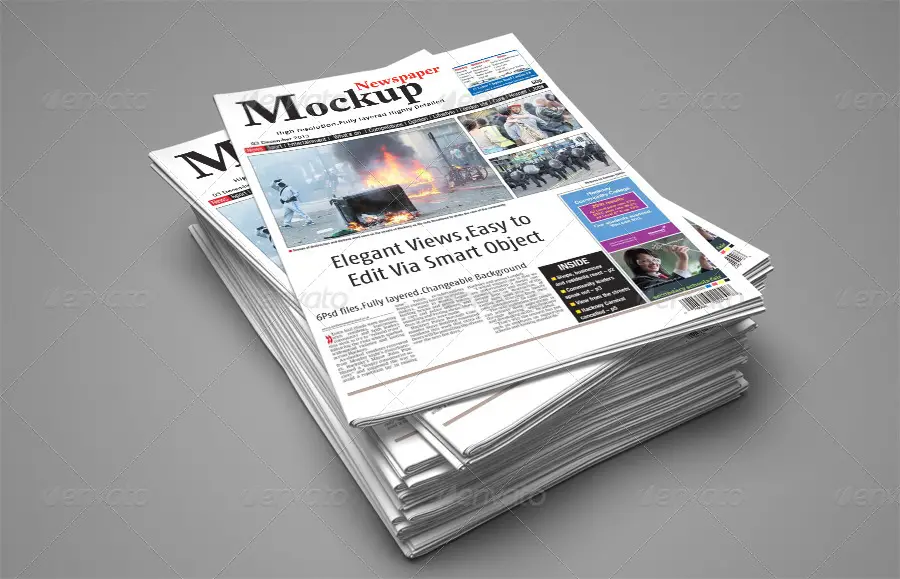 Newspaper Mockup