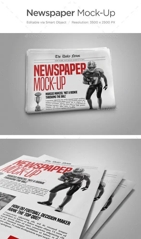 Newspaper Mockup