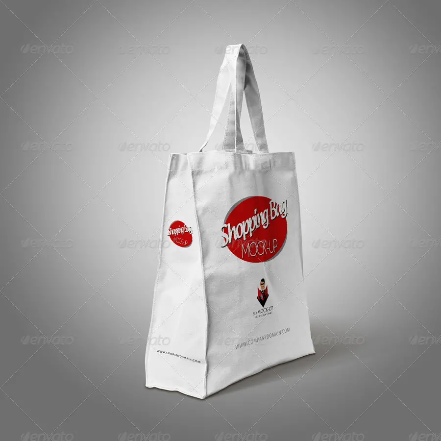 Paper & Cotton Shopping Bag Mockup