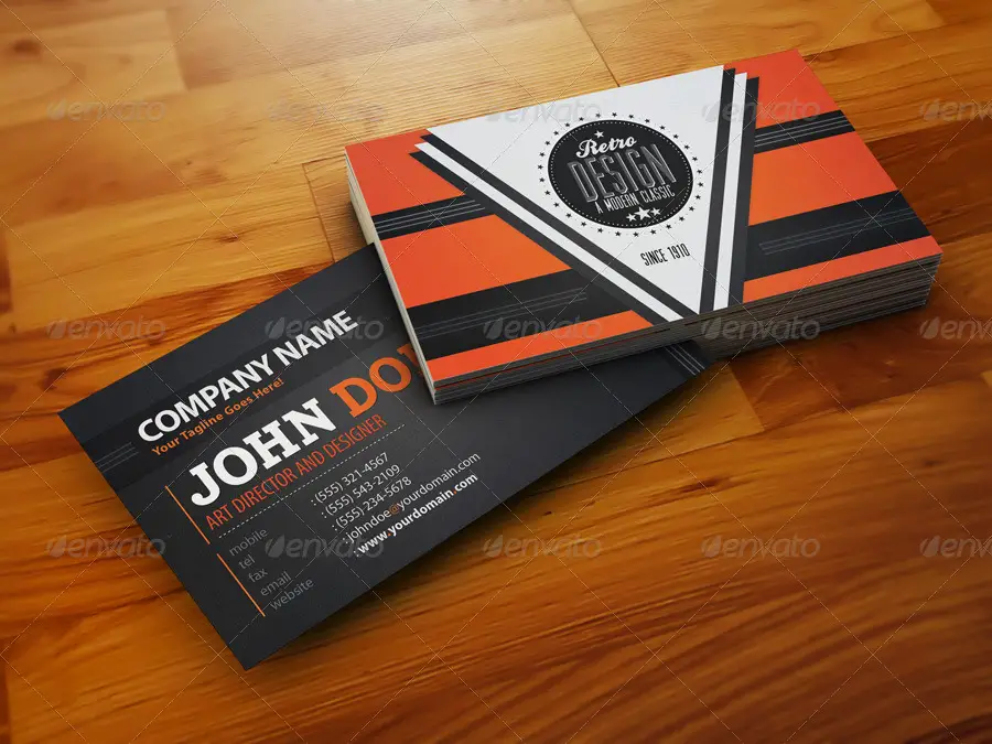 Photorealistic Business Card Mockup