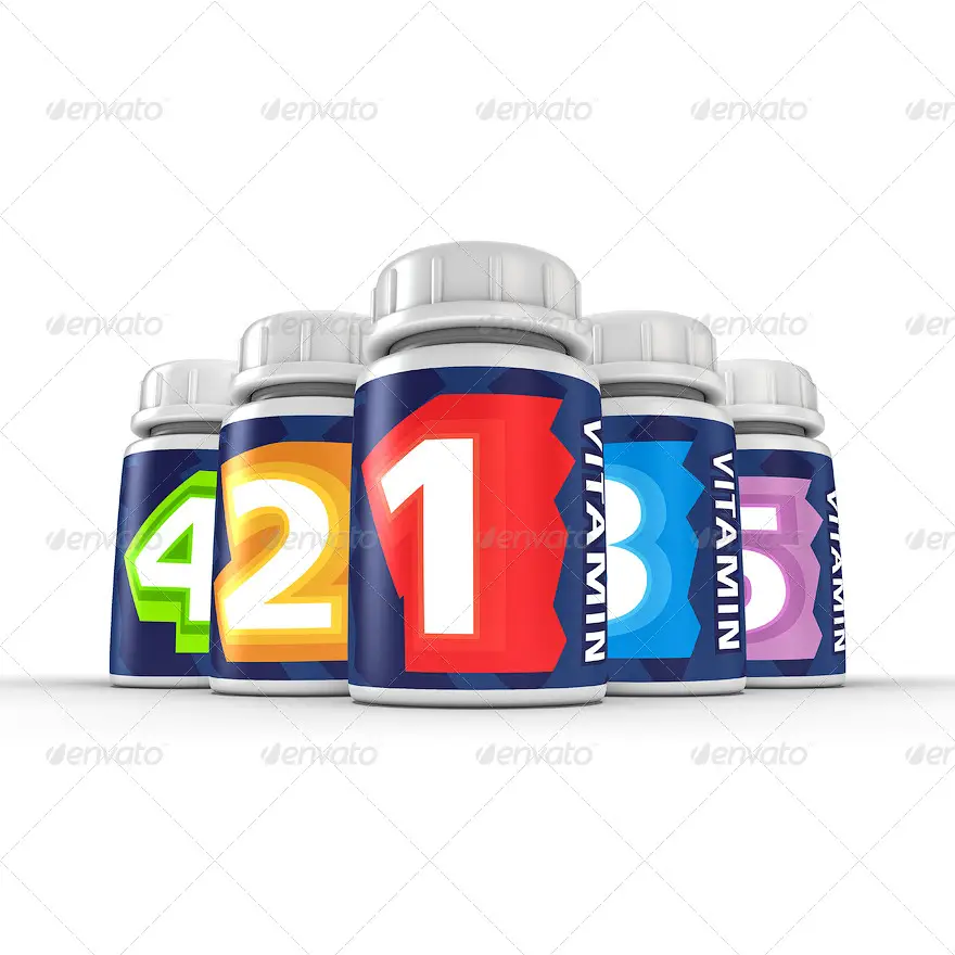 Pill Bottles Mockup