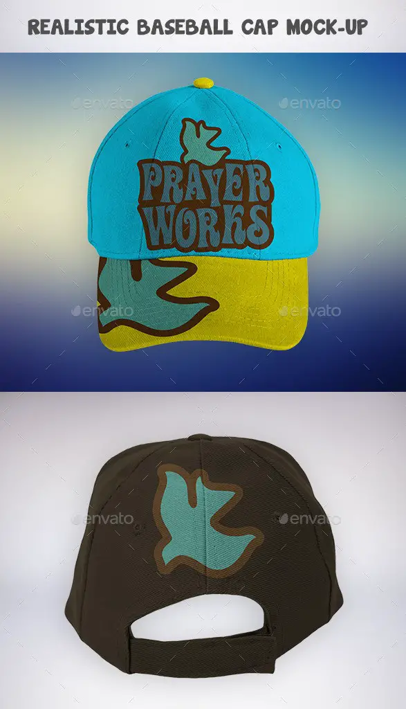 Realistic Baseball Cap Mockups