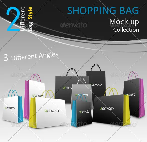 Shopping Bag Mockups Collection