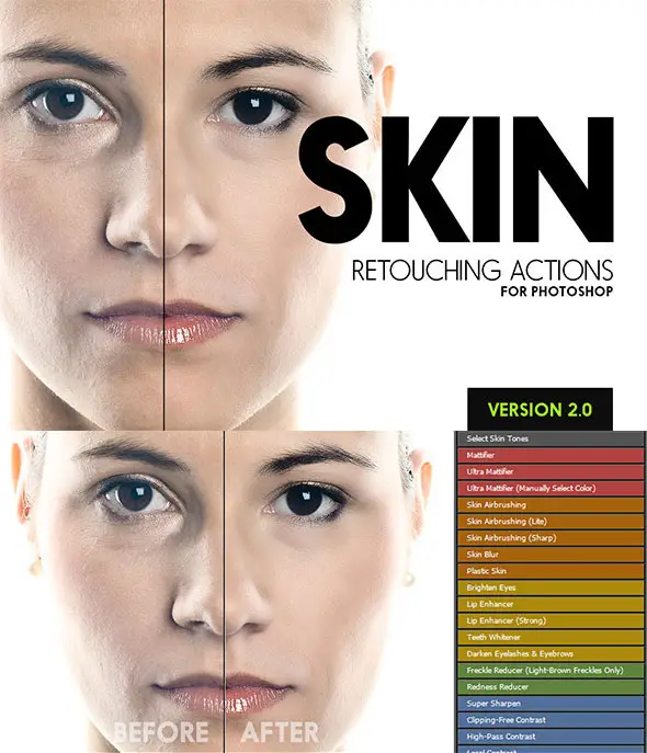Skin - 25 Retouching Actions
