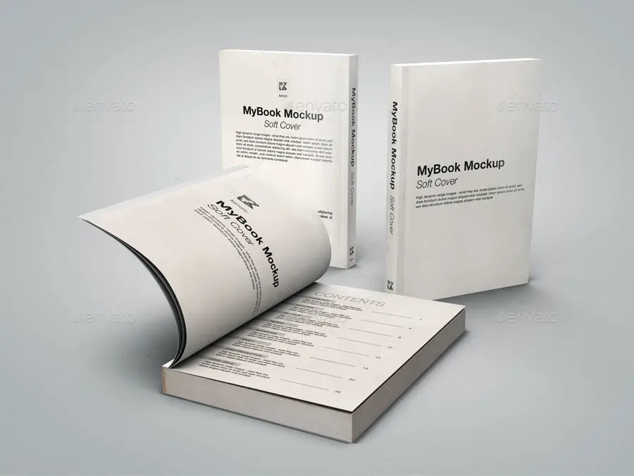 Soft Cover Mockup Bundle