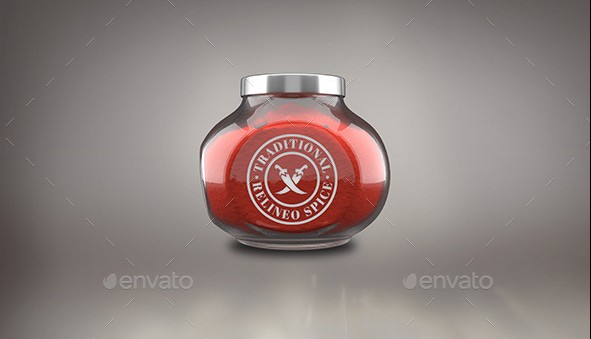 Spice Jar Mockup