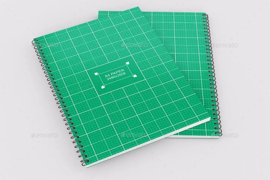 Spiral Notebook Mockup