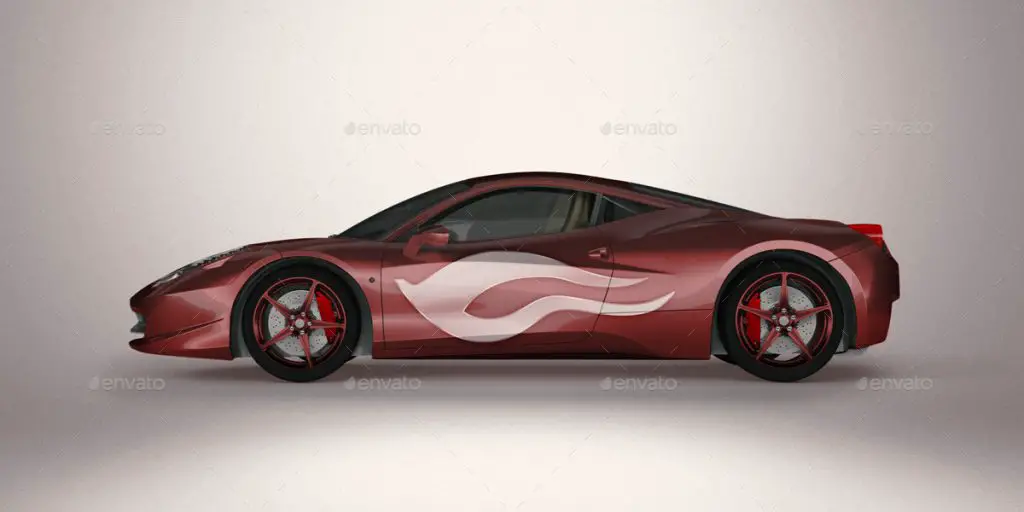 Super Car Mockup