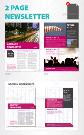 46+ Printable Newsletter Templates in PSD &amp; InDesign Formats - Detailed ...