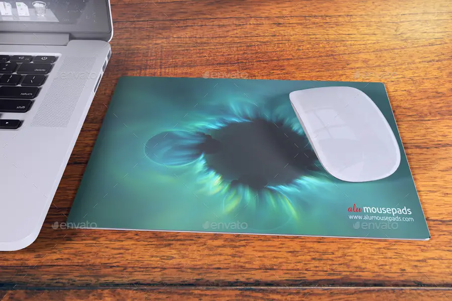 Aluminium Mousepad Mockup