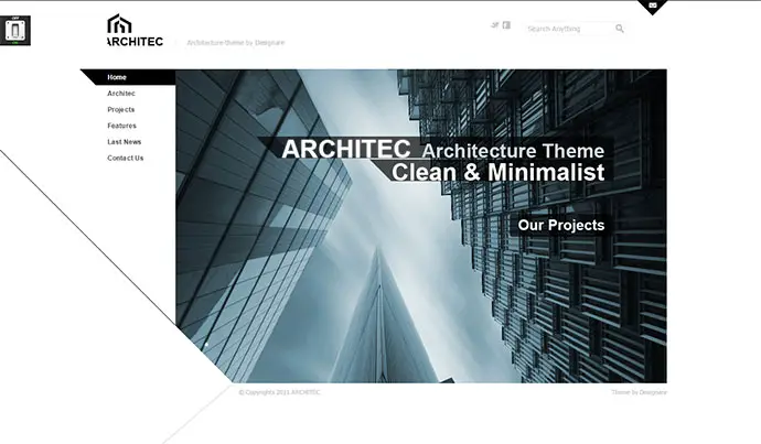 Architecture HTML Template