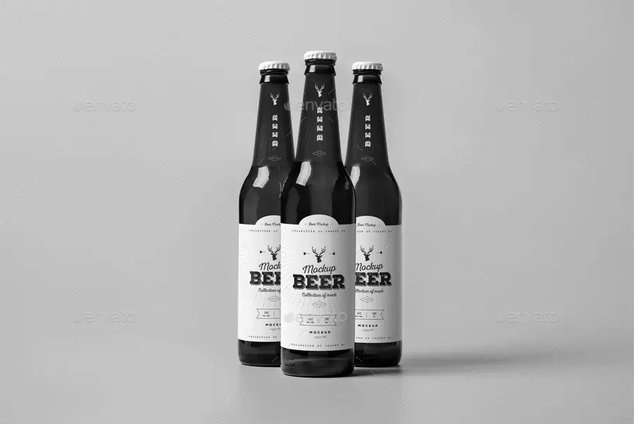 Beer Bottle Mockup