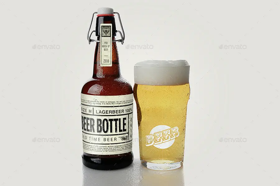 Beer Bottle Mockup