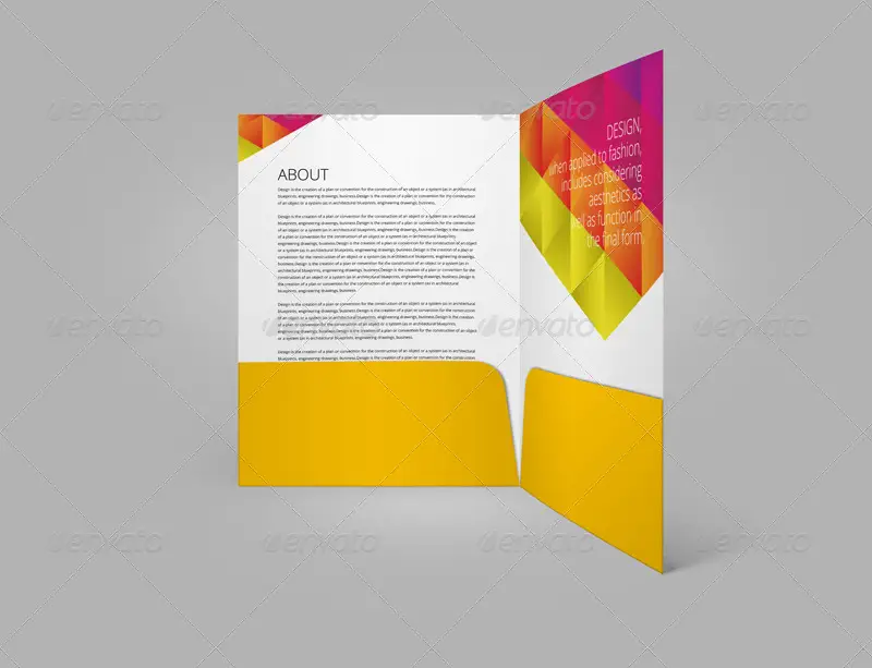 Company Folders Mockups