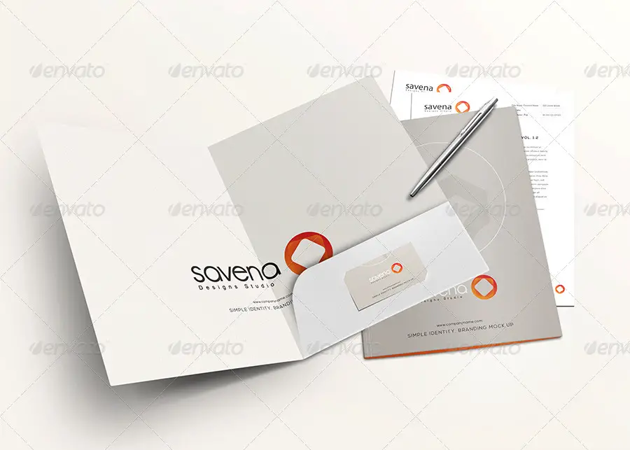 Corporate File Folder Mockups Vol_1.2