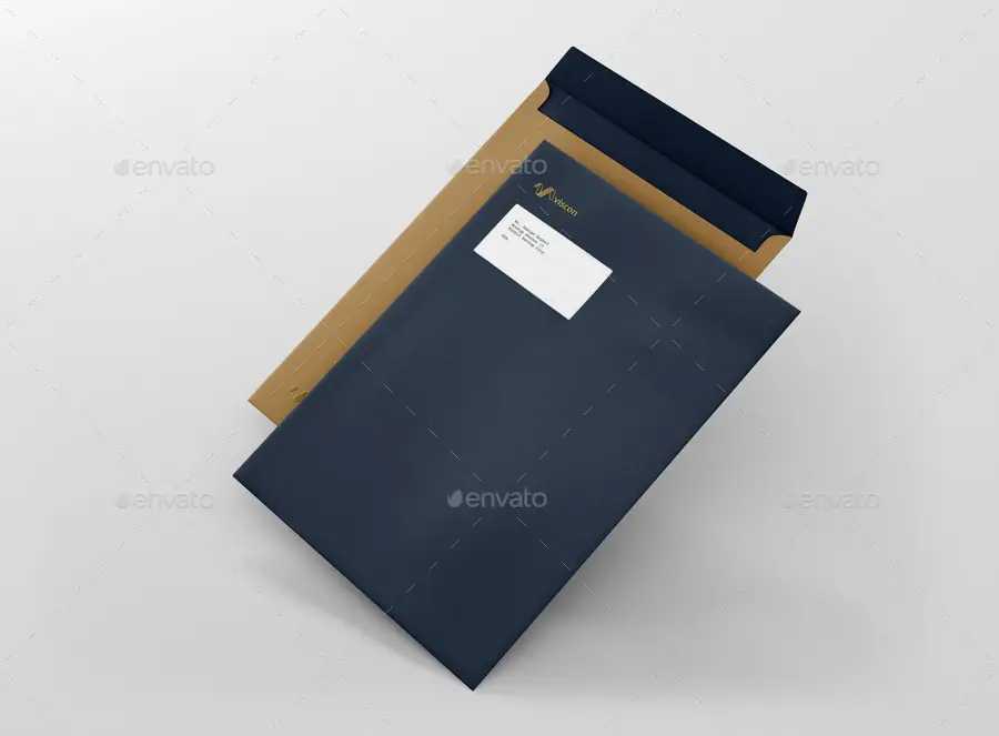 Envelope C4 Mockups