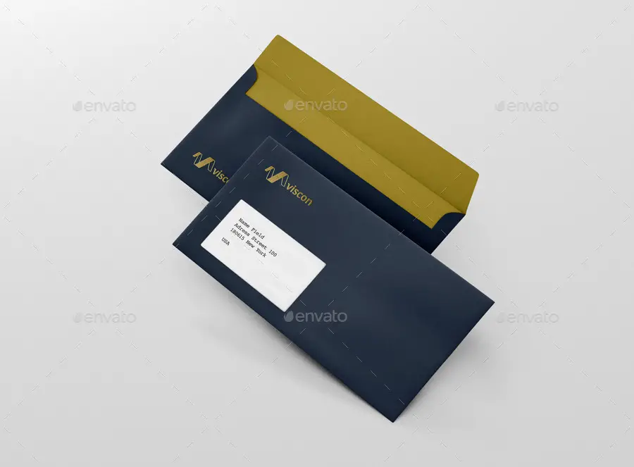 Envelope C5 / 6 Mockup