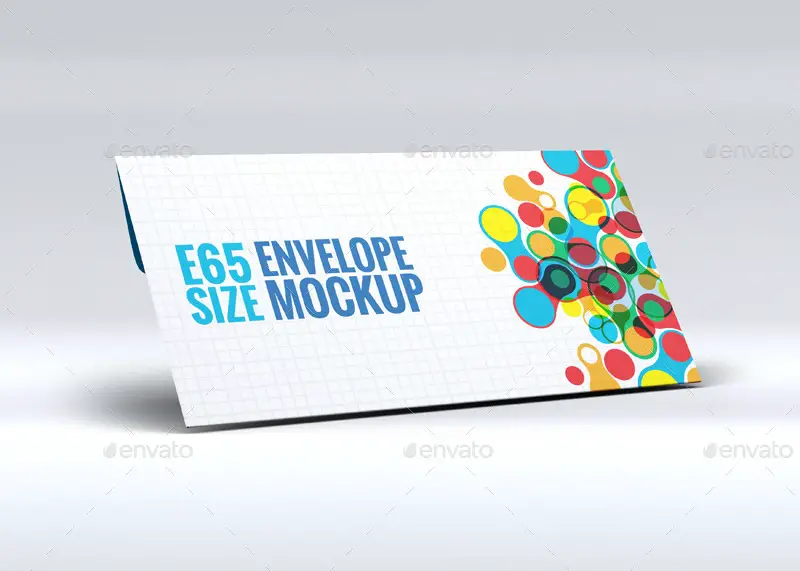 Envelope E65 Mockup