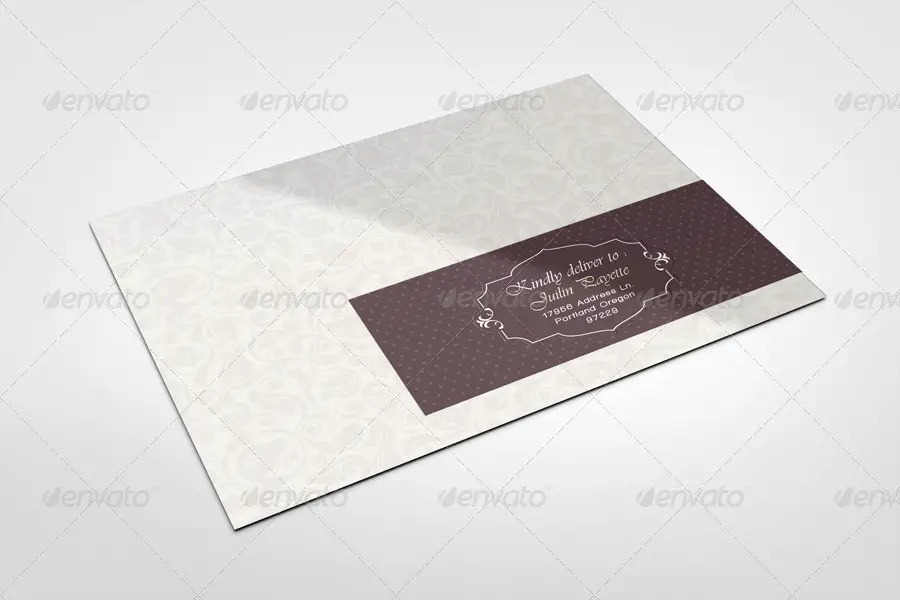 Envelope Labels Mockup