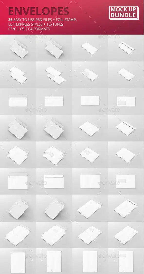 Envelopes Mockup Bundle