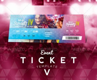 Print Ready Ticket Templates