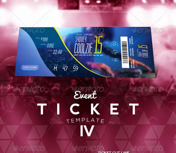 Event Ticket Template