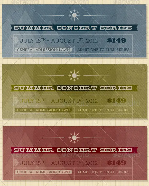 Event Tickets Template