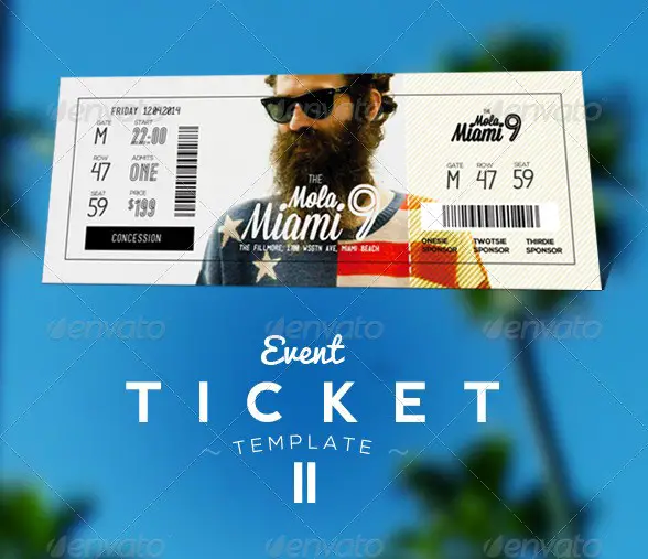 Event Tickets Template