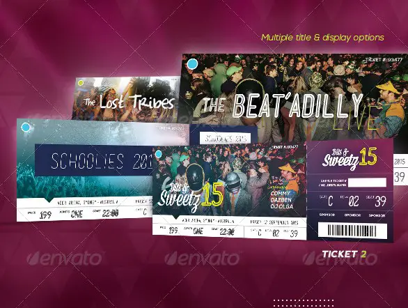 Event Tickets Templates Bundle