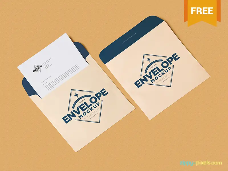 Free Envelope Mockup