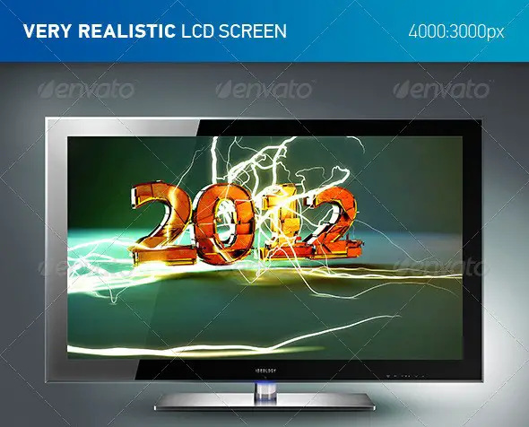 LCD TV Mockup