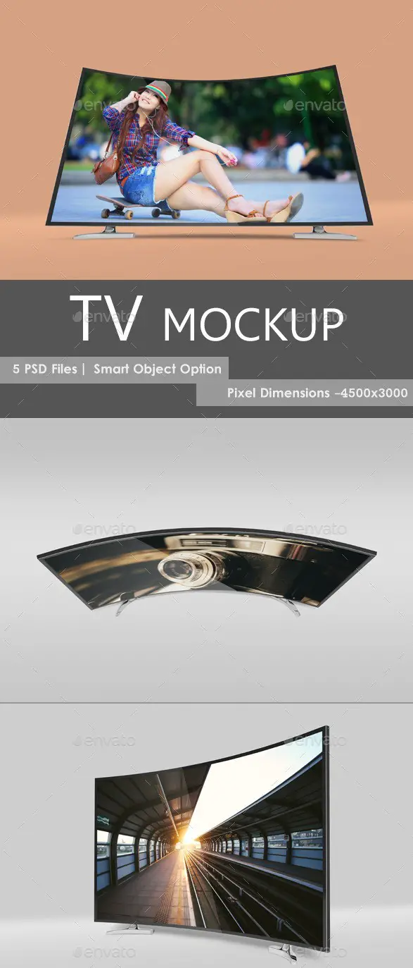 LED TV Mockup