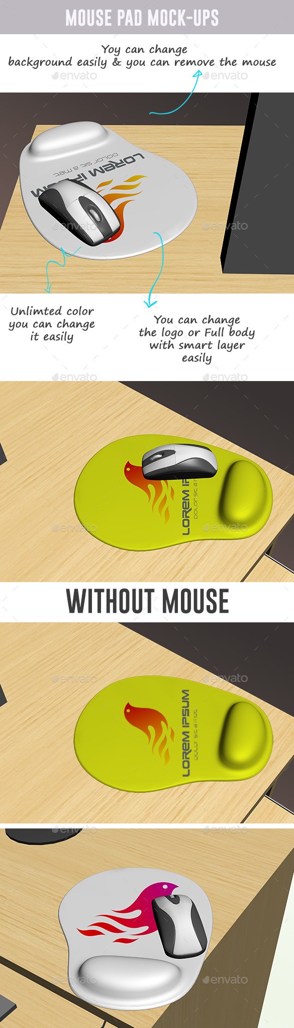 Mouse Pad Mockups