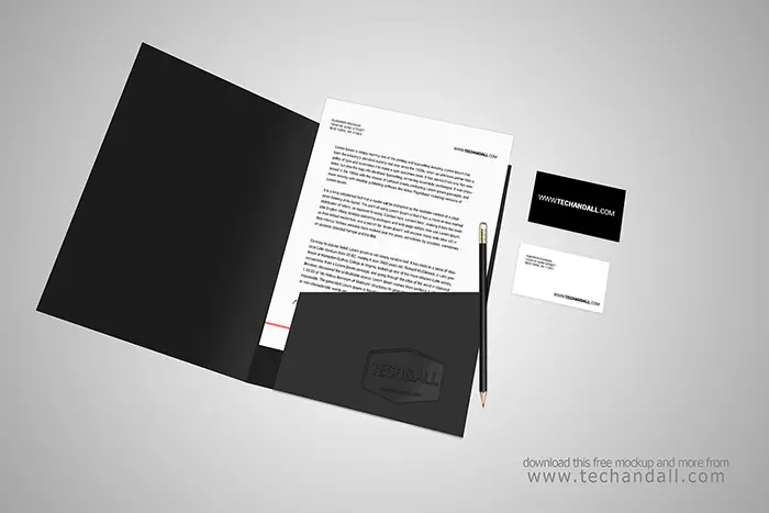 Open Folder Mockup