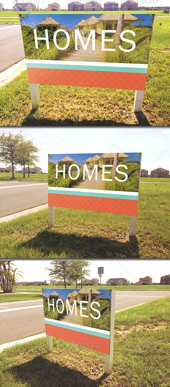 Outdoor Signage Mockup Template