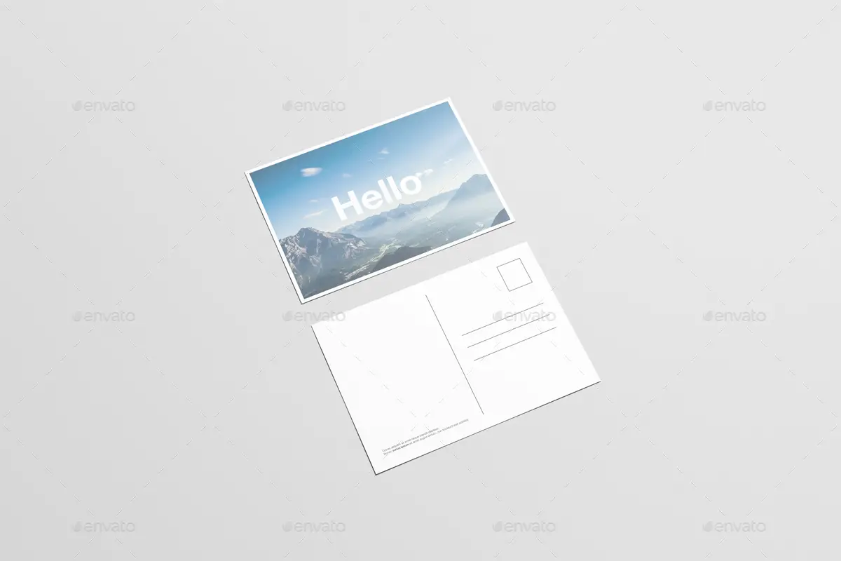 34+ Best PSD Postcard mockup Free and Premium Download PSD