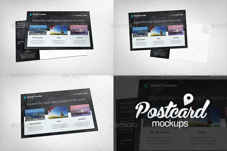 Postcard Mockups