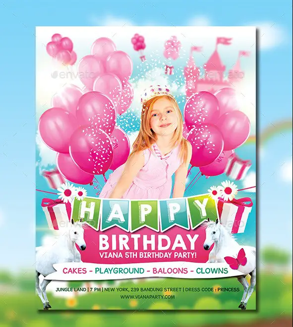 Princess Birthday Party Invitation