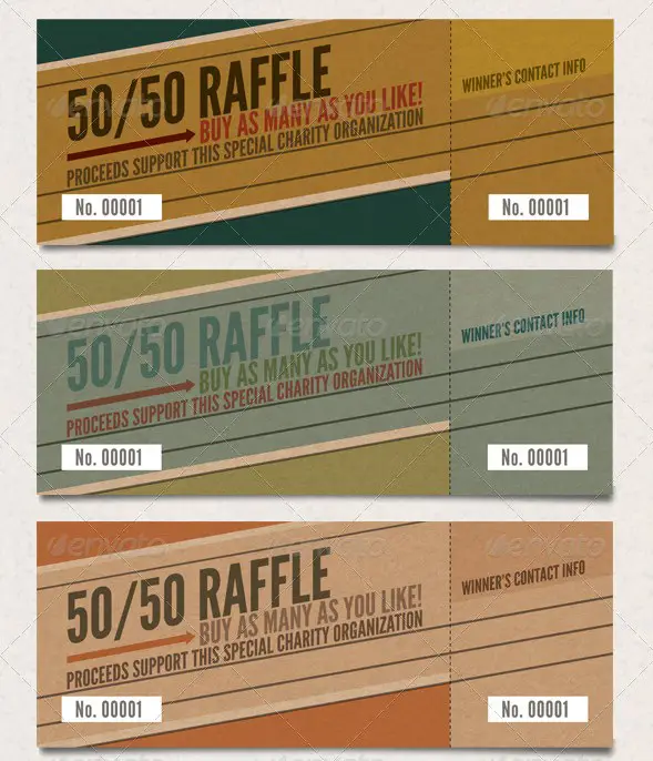 Raffle Tickets Template