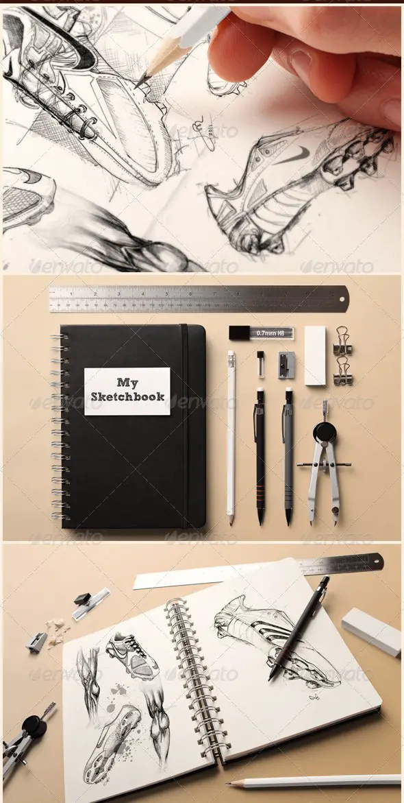 Sketchbook Mockup