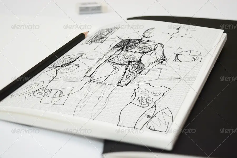 Sketchbook Mockup