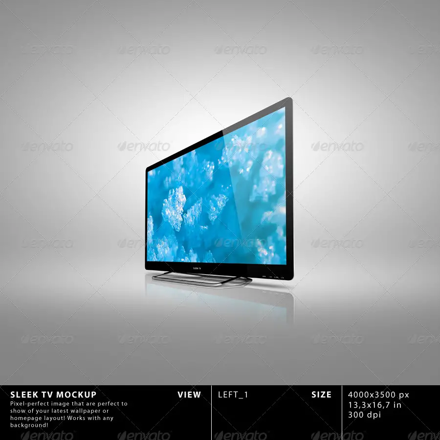 Sleek TV Mockup