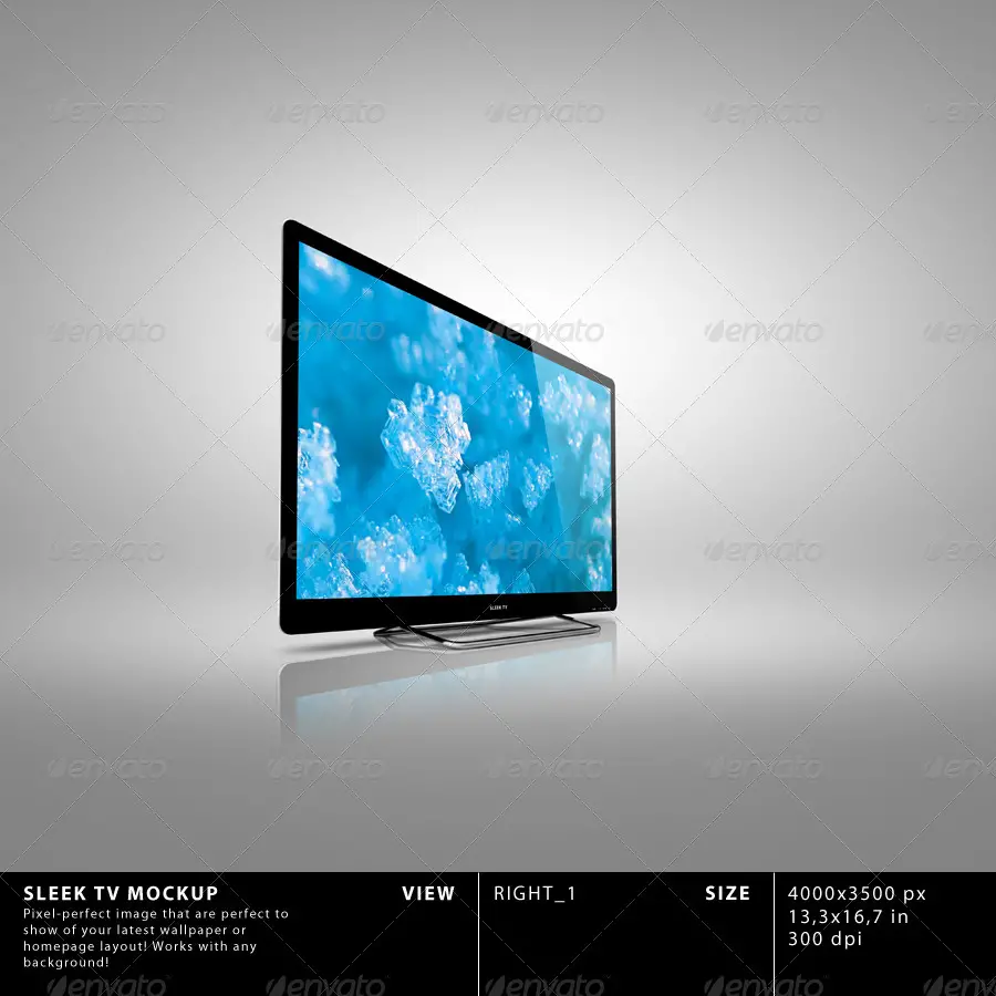 Sleek TV Mockup